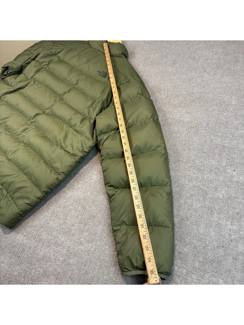 The North Face Men's Aconcagua Down Puffer Jacket Olive Green Size XL